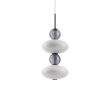 Suspensie LUMIERE – tub din sticlă suflată, LED integrat - 314167