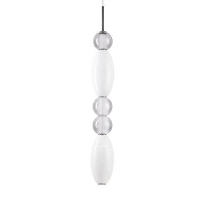 Suspensie LUMIERE – tub din sticlă suflată, LED integrat - 314174