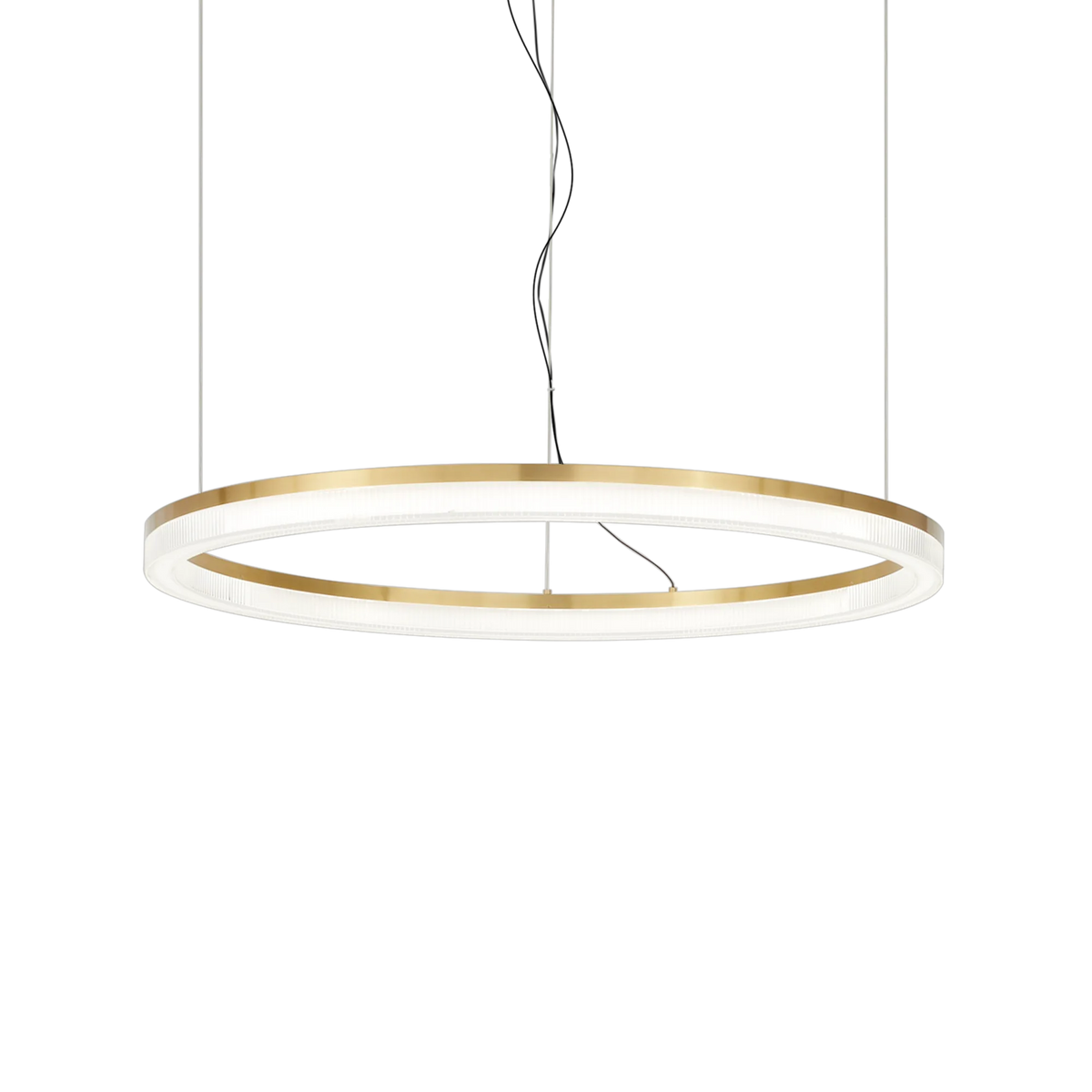Suspensie CROWN – inel auriu, LED integrat - 314921