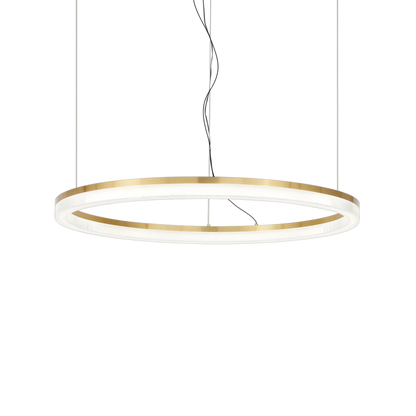 Suspensie CROWN – inel auriu, LED integrat - 314921