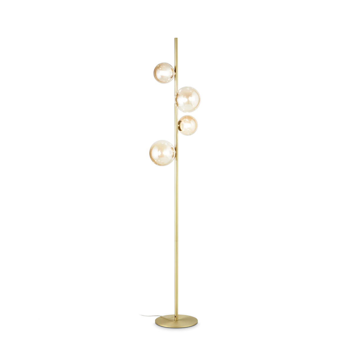 Lampadar PERLAGE – auriu, bile din sticlă - 317816