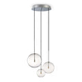 Suspensie EQUINOXE – sticlă transparentă, 65 cm