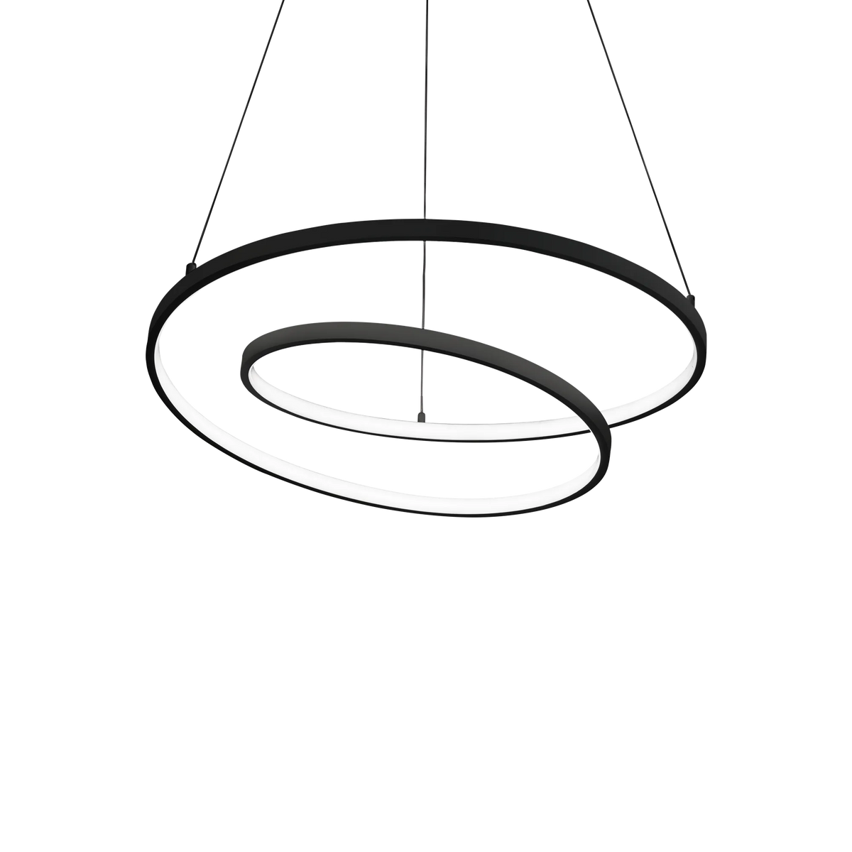 Suspensie OZ – serpentină LED, oțel - 342351
