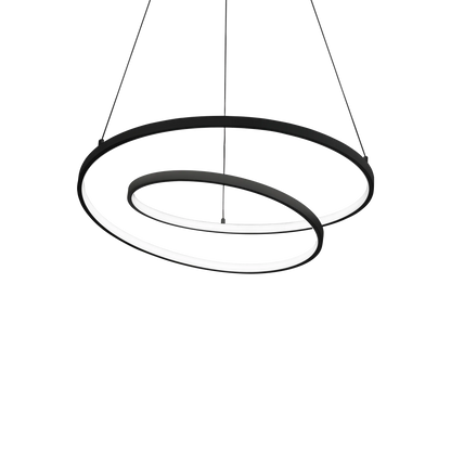 Suspensie OZ – serpentină LED, oțel - 342351
