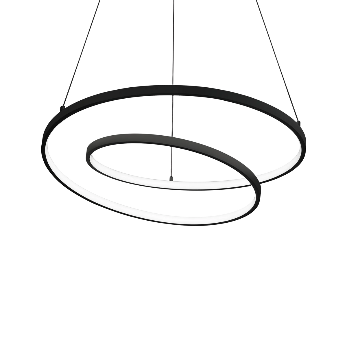 Suspensie OZ – serpentină LED, oțel - 342412