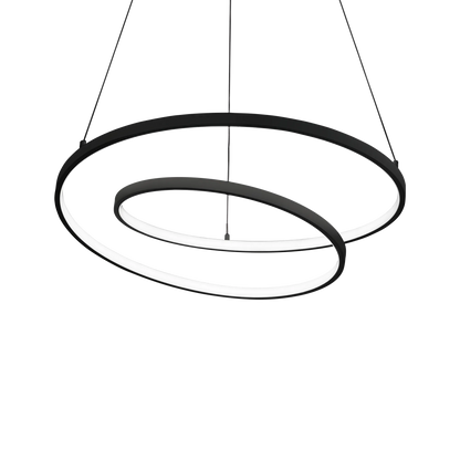 Suspensie OZ – serpentină LED, oțel - 342412
