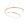 Suspensie OZ – serpentină LED, oțel - 342429