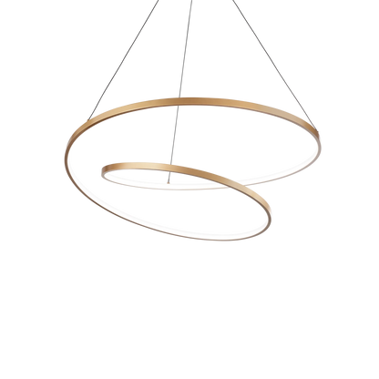 Suspensie OZ – serpentină LED, oțel - 342429