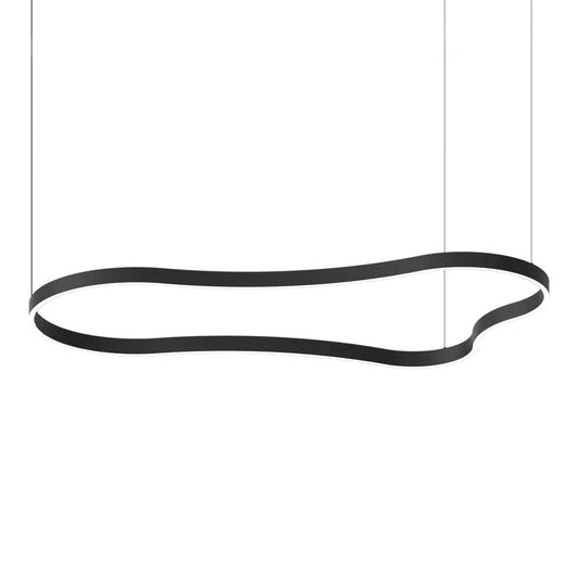 Suspensie WAVES – formă de val, LED integrat