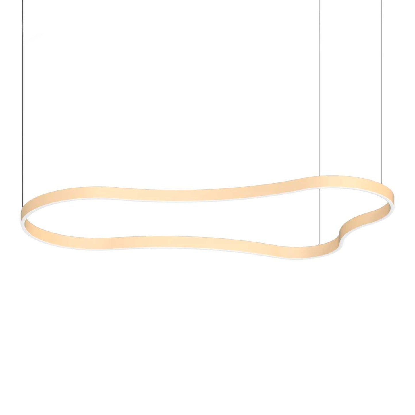 Suspensie WAVES – formă de val, LED integrat