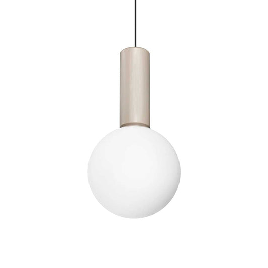 Suspensie ODEON – glob din sticlă, LED integrat