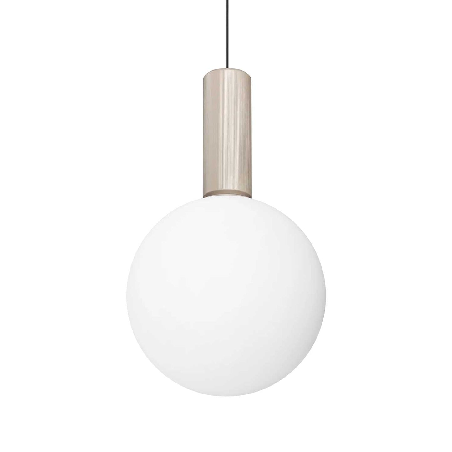 Suspensie ODEON – glob din sticlă, LED integrat