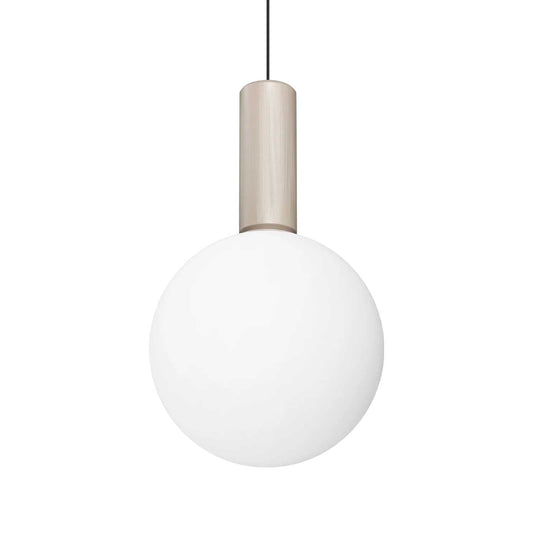 Suspensie ODEON – glob din sticlă, LED integrat