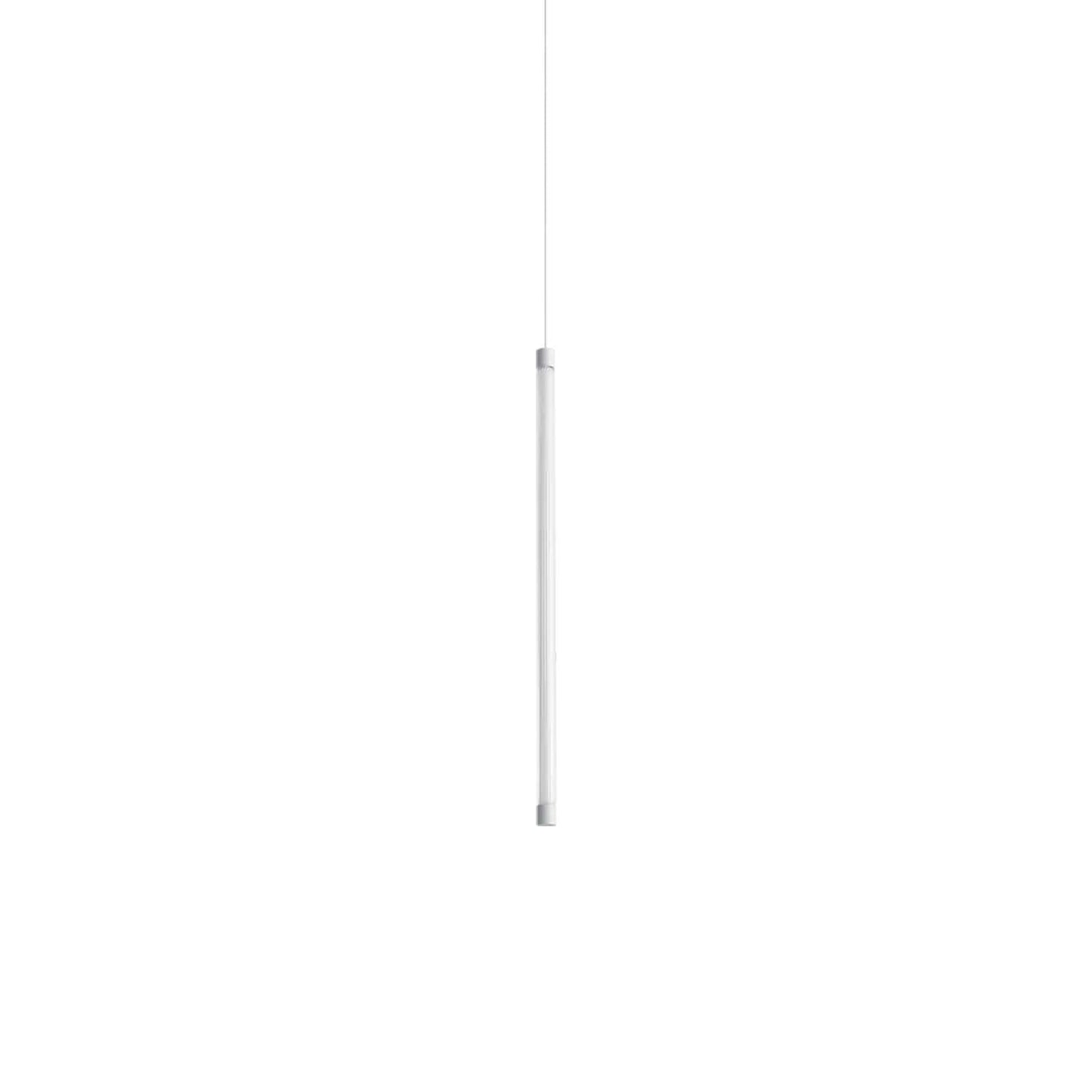 Suspensie TUBIX – tub din sticlă, LED integrat, 360°