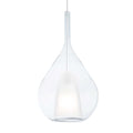 Suspensie KALIQUE 3 – sticlă suflată, exterior transparent