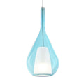 Suspensie KALIQUE 3 – sticlă suflată, exterior transparent