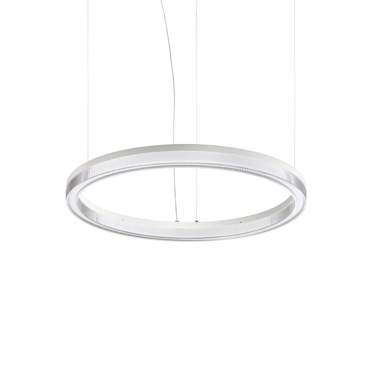Suspensie CROWN – inel auriu, LED integrat - 364988