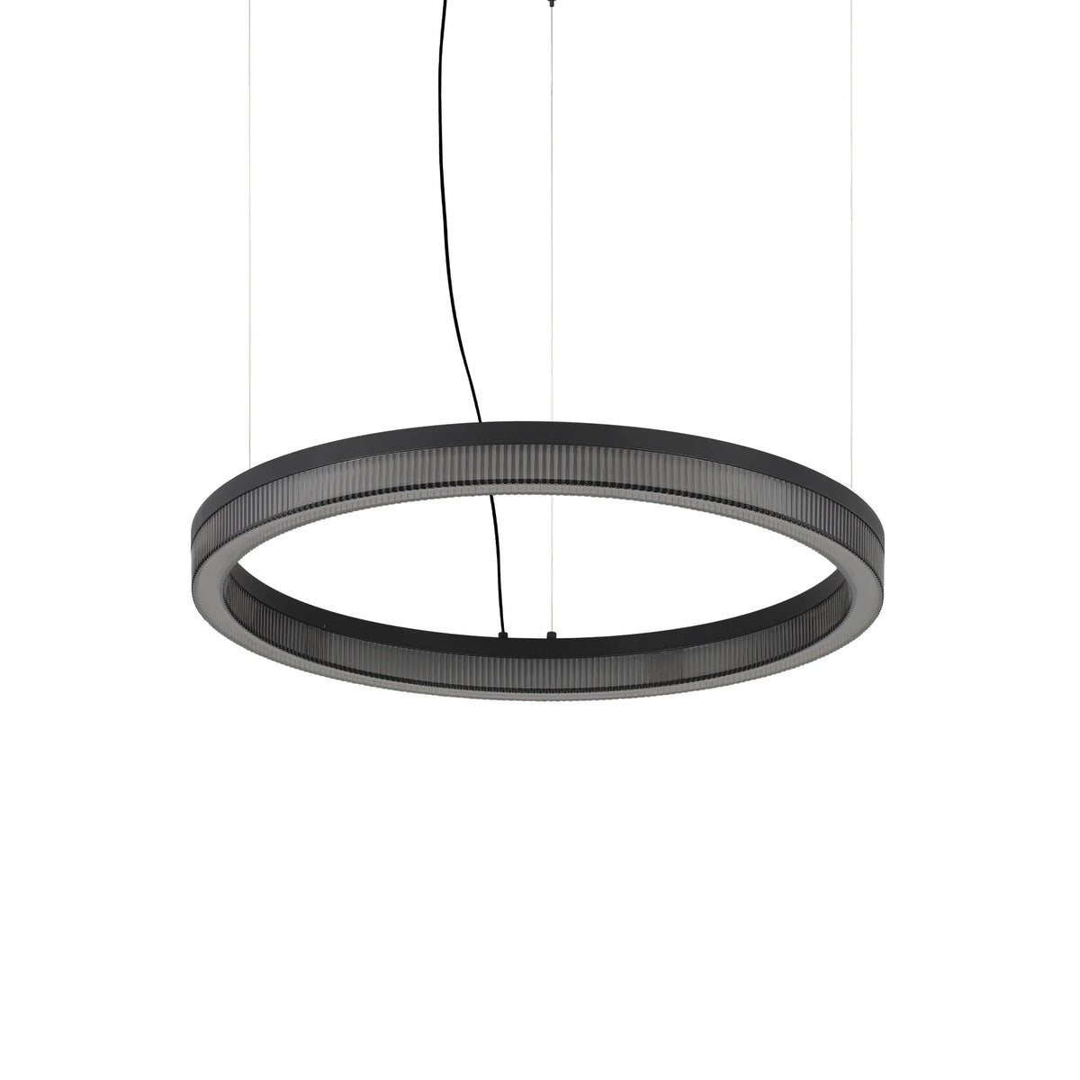 Suspensie CROWN – inel auriu, LED integrat - 365008
