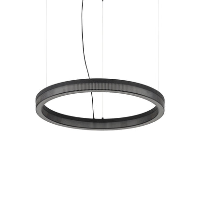 Suspensie CROWN – inel auriu, LED integrat - 365008