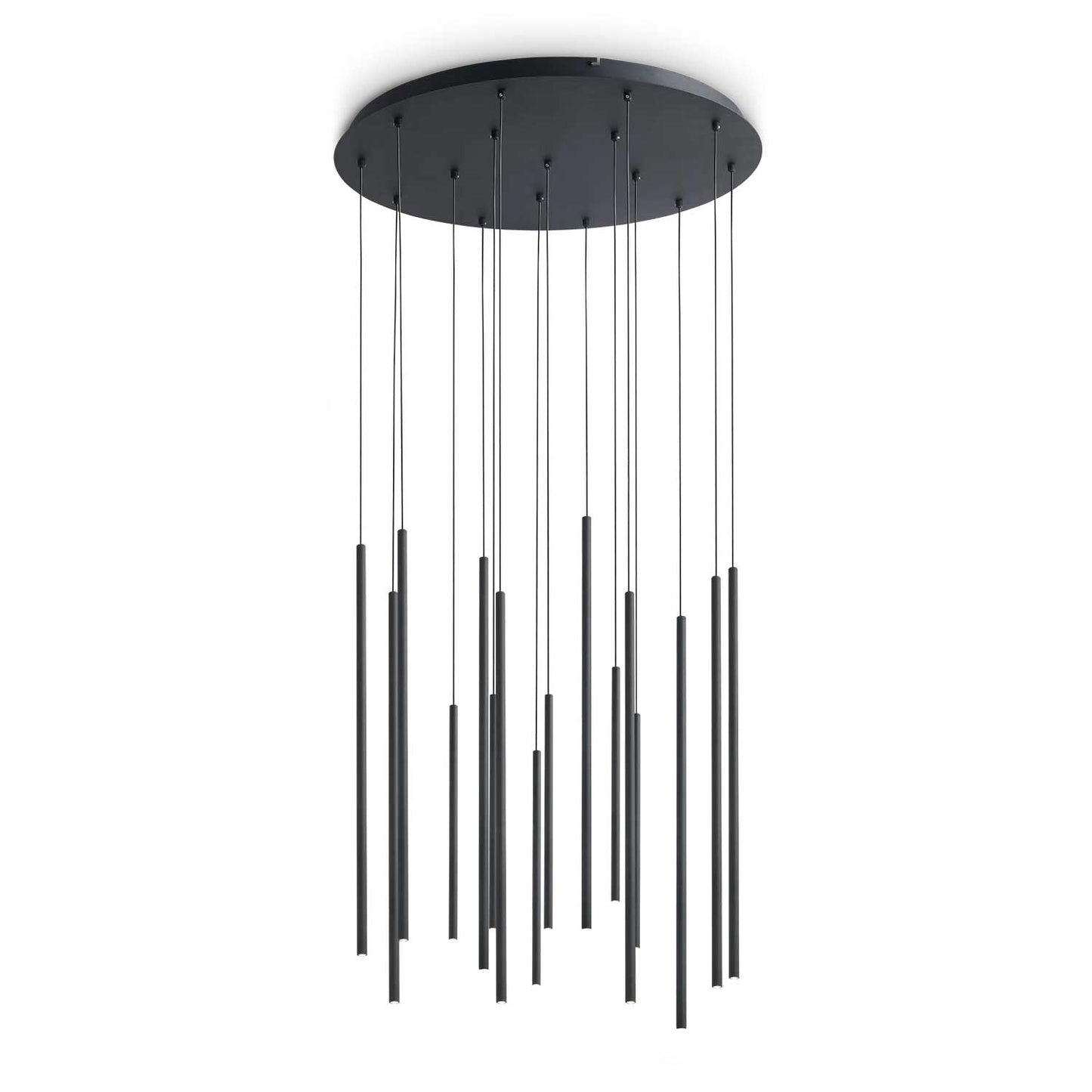Candelabru LOOK – compoziție de tije LED, hol de intrare