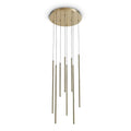 Candelabru LOOK – compoziție de tije LED, hol de intrare