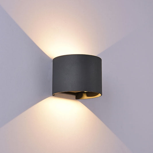Aplică exterior Cub cu LED 10cm - Davos