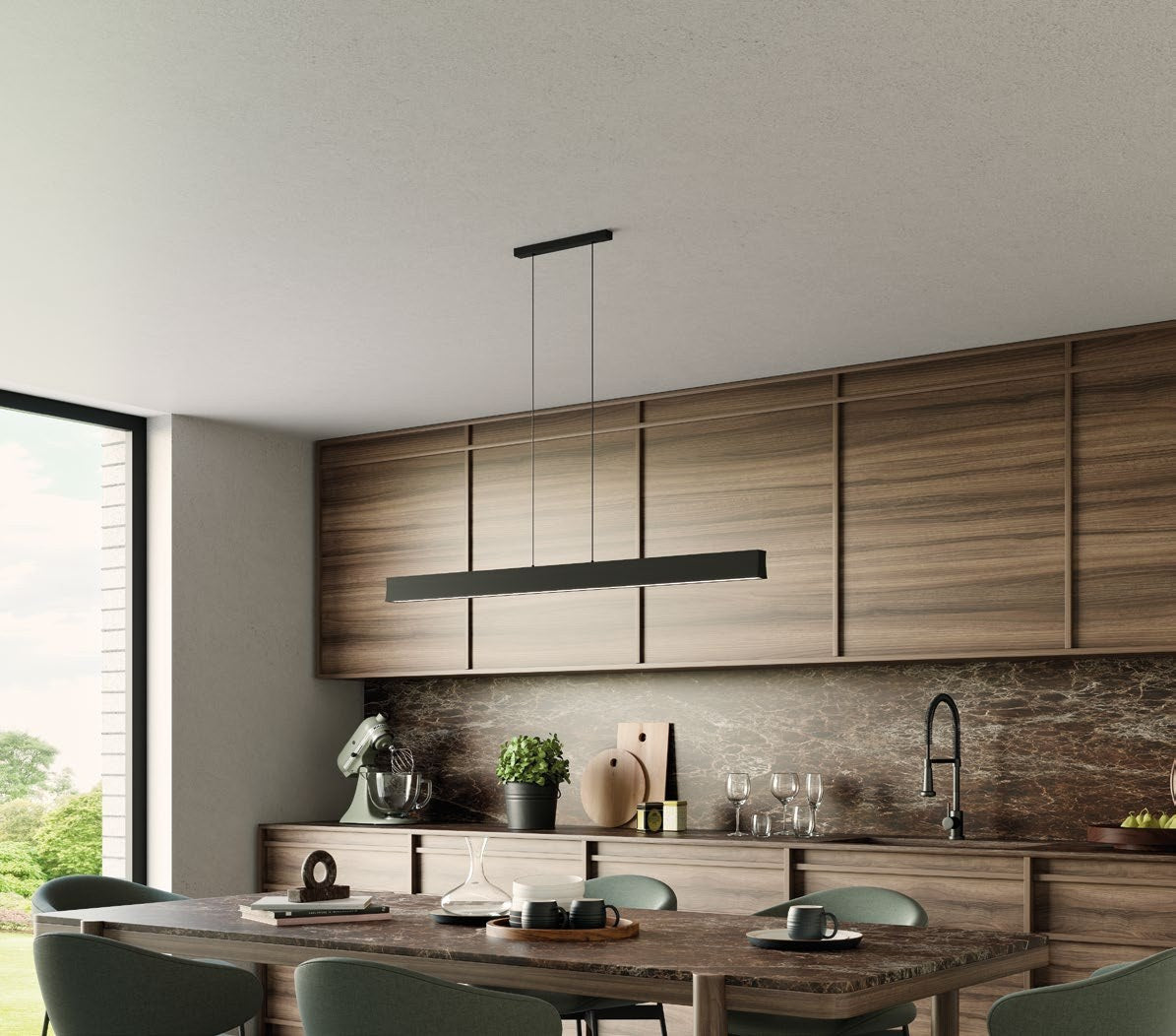 Lustră Modernă cu LED 120cm - Hanok
