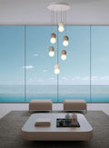 Pendul Glam / Design cu LED, Gri - Galaxia