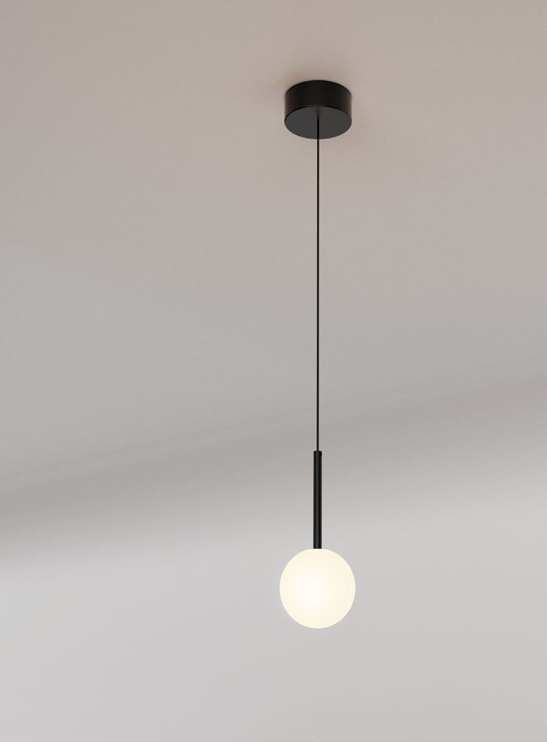Pendul cu 1 LED, Negru - Cellar