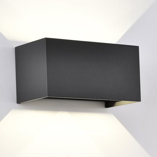 Aplică exterior Cub cu LED 20cm, lumină neutră - Davos