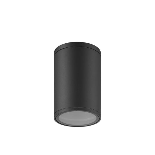 Plafonieră exterior Modernă pentru Terasă si Baie 1 bec, 11 cm, Gri închis - Volcano