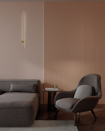 Aplică perete Minimalistă cu LED H 60cm - Tobago