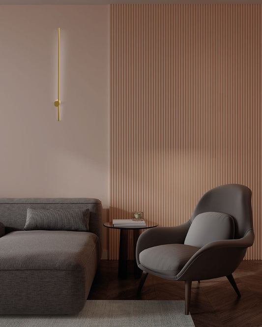 Aplică perete Minimalistă cu LED H 90cm - Tobago