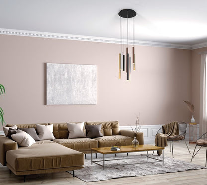 Lustră Minimalistă cu LED 40cm, Multicolor - Cala