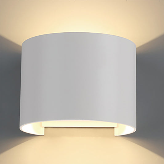 Aplică exterior semicerc cu LED 10cm - Davos