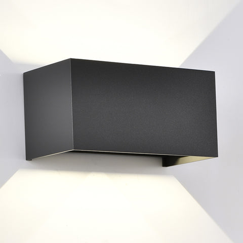 Aplică exterior Cub cu LED 20cm, lumină caldă - Davos