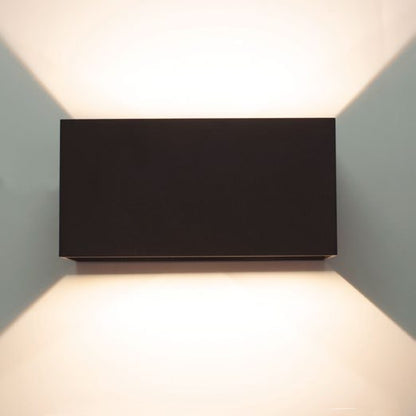 Aplică exterior Cub cu LED 20cm, lumină caldă - Davos