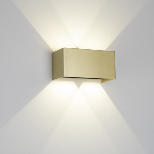Aplică perete Cub cu LED Exterior 20cm, H 10cm - Davos