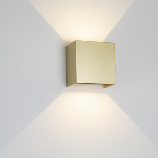 Aplică perete Cub cu LED Exterior 10cm, H 15cm - Davos