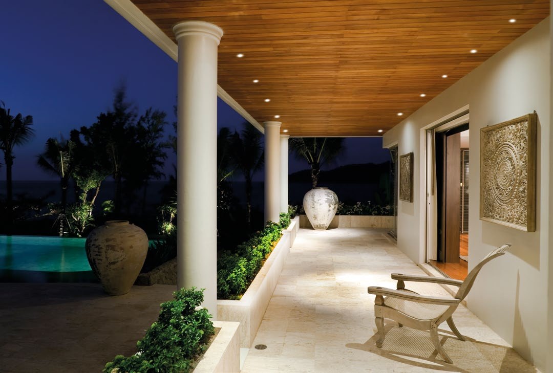 Spot încastrat exterior/baie Rotund cu LED - Metacrilato