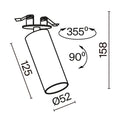 Schiță tehnică C053CL-L12W4K-W-B