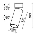 Schiță tehnică C055CL-L12B3K-W-B