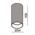 Schiță tehnică C080CL-01-GU10-B