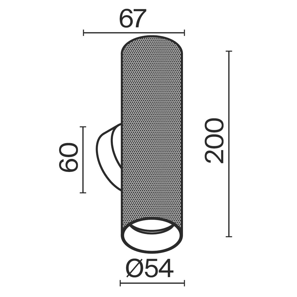 Schiță tehnică C080WL-02-GU10-B