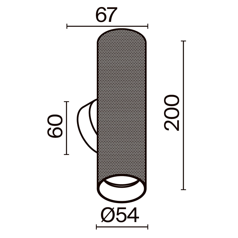 Schiță tehnică C080WL-02-GU10-MG