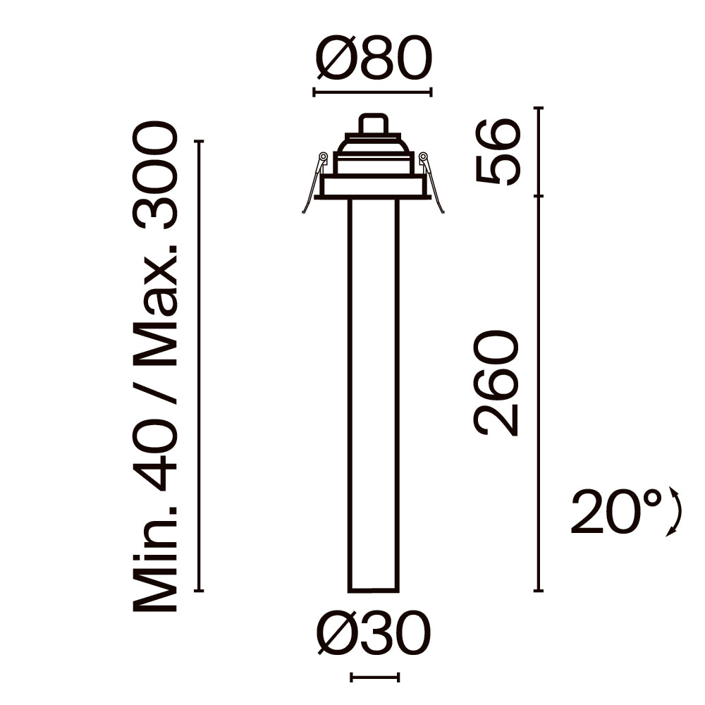 Schiță tehnică C140RS-L300-7W3K-W