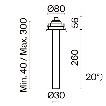 Schiță tehnică C140RS-L300-7W3K-W