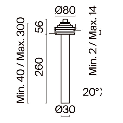 Schiță tehnică C140TRS-L300-7W3K-B