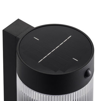 Aplică exterior Clasică cu LED, Negru - Coupar Solar - 2518201003