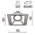 Schiță tehnică DL042-01-SQ-W